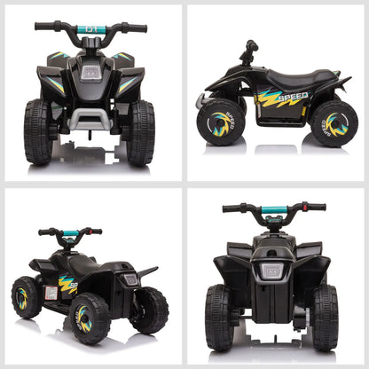 Kids Ride on ATV, 6V Battery Powered, for 18-36 Months, Black Electric Toy Cars at Gallery Canada