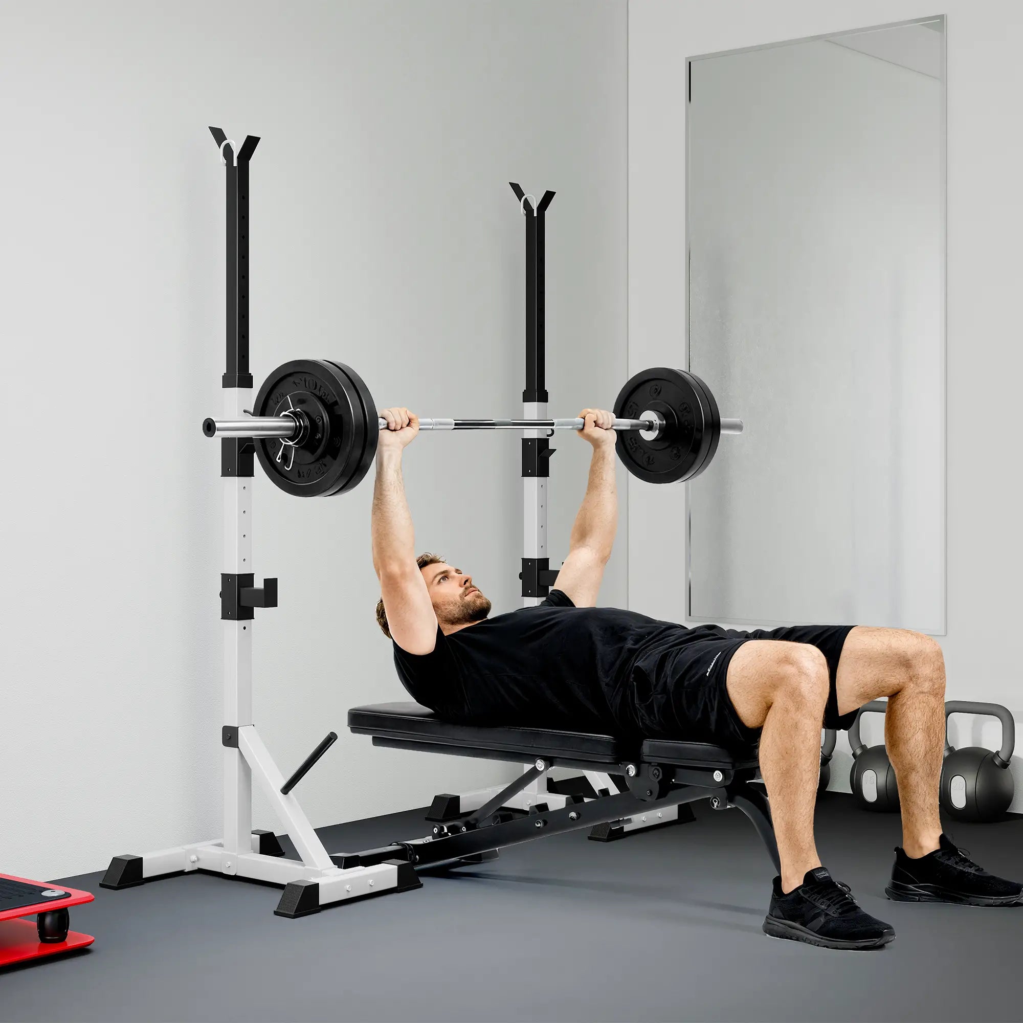 2-Piece Barbell Rack, 53.5