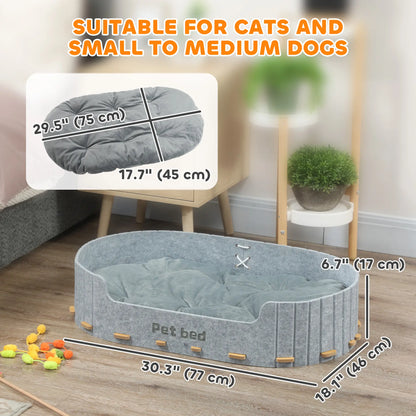 Washable Removable Cushion, Scratch-Resistant Cat Couch Sofa, Grey Dog Sofas at Gallery Canada