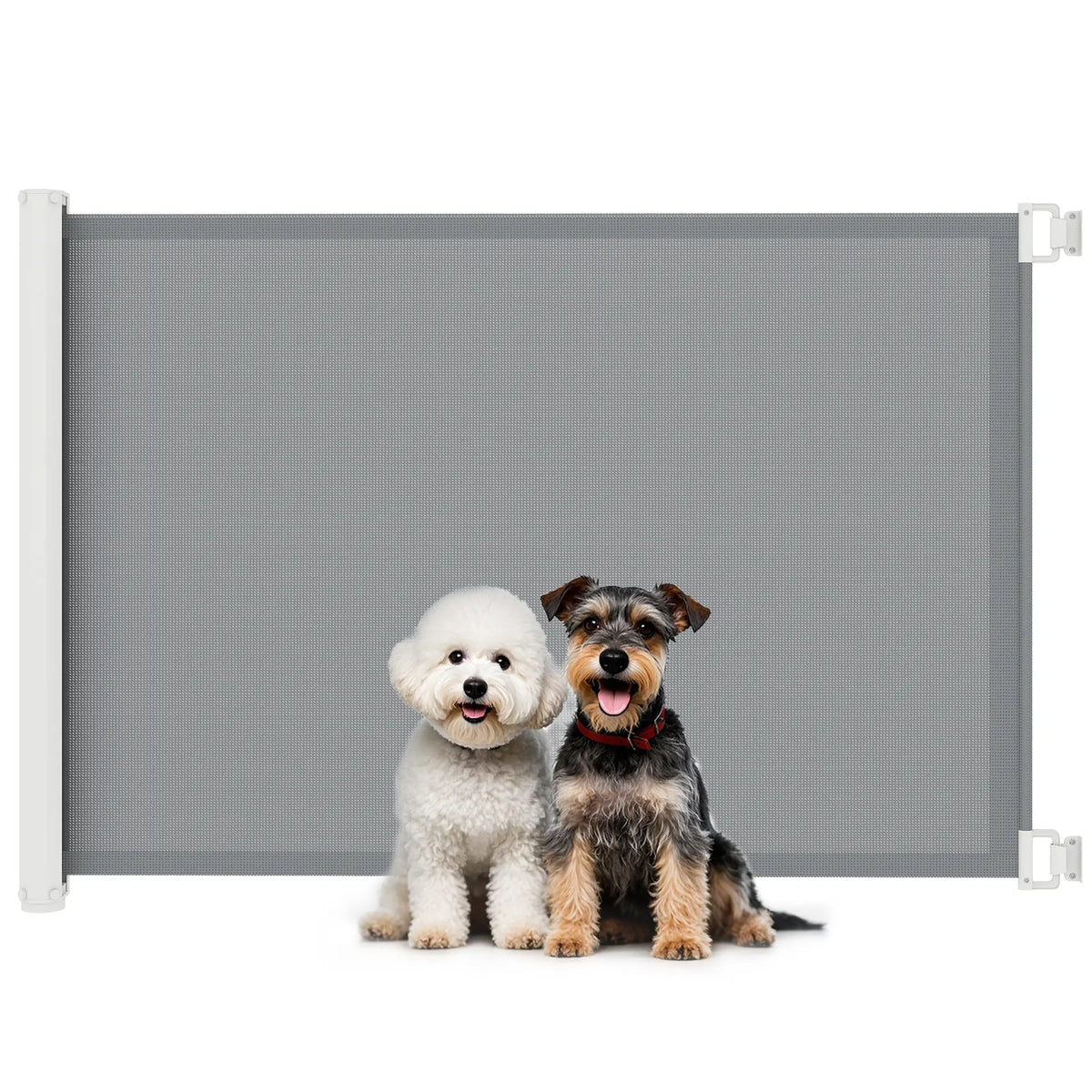 Retractable Pet Safety Gate, Flexible for Stairways Doorways, Grey Houses, Kennels & Pens at Gallery Canada