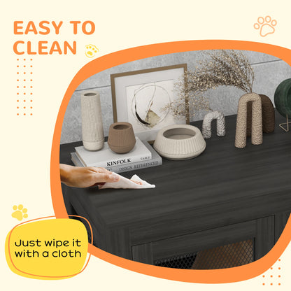 Pet Crate End Table, Water-resistant Cushion, Large Medium Dogs, Black Houses, Kennels & Pens at Gallery Canada