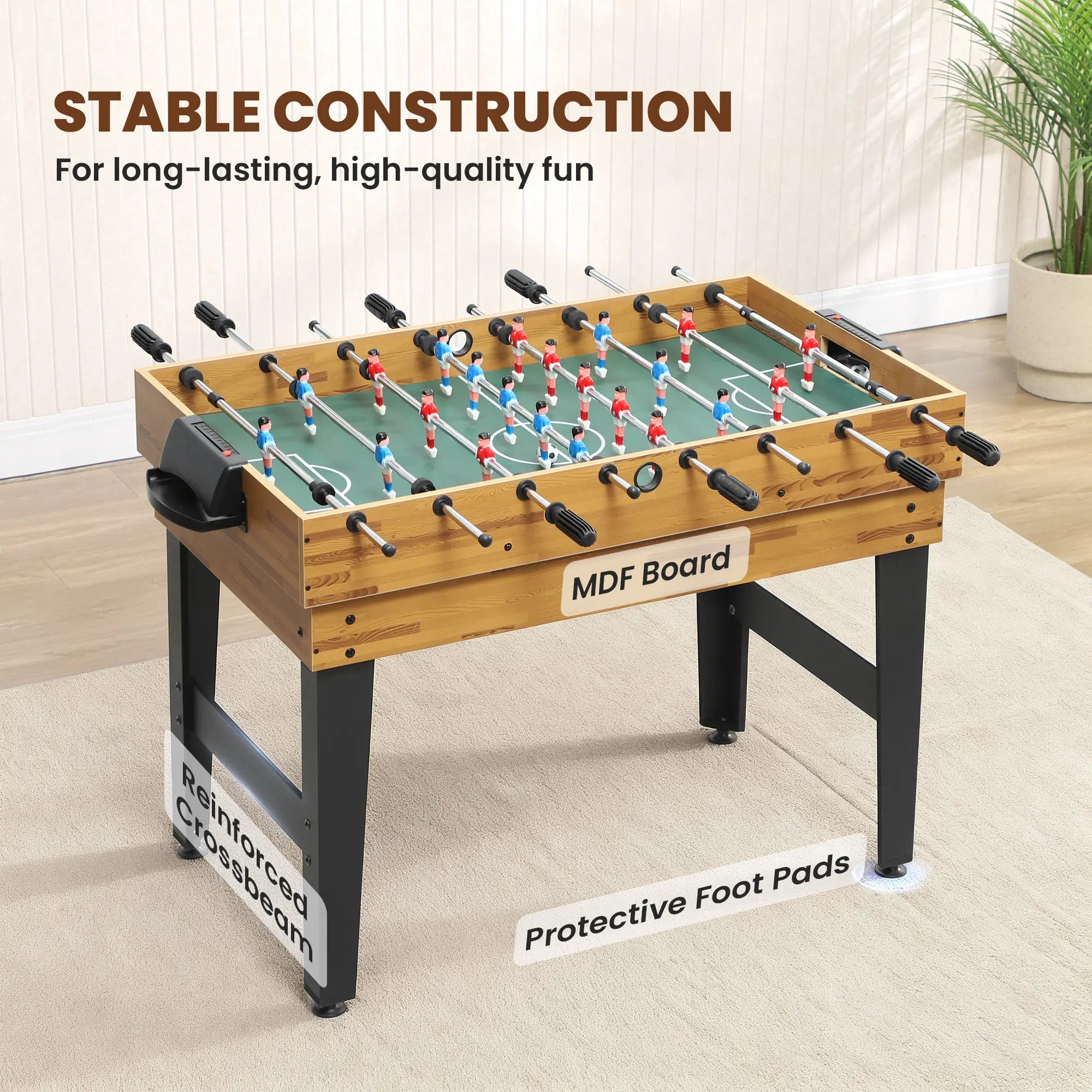 48 in Multi Game Table, 13-in-1 Combo, Light Walnut Game Tables at Gallery Canada