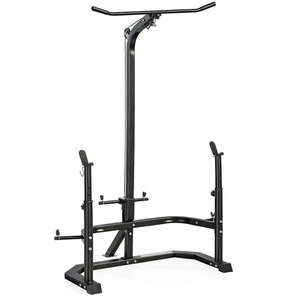 Cable Machine, Multi-Function Bench Press Rack, Lat-Pull Down System, Black Power Towers at Gallery Canada