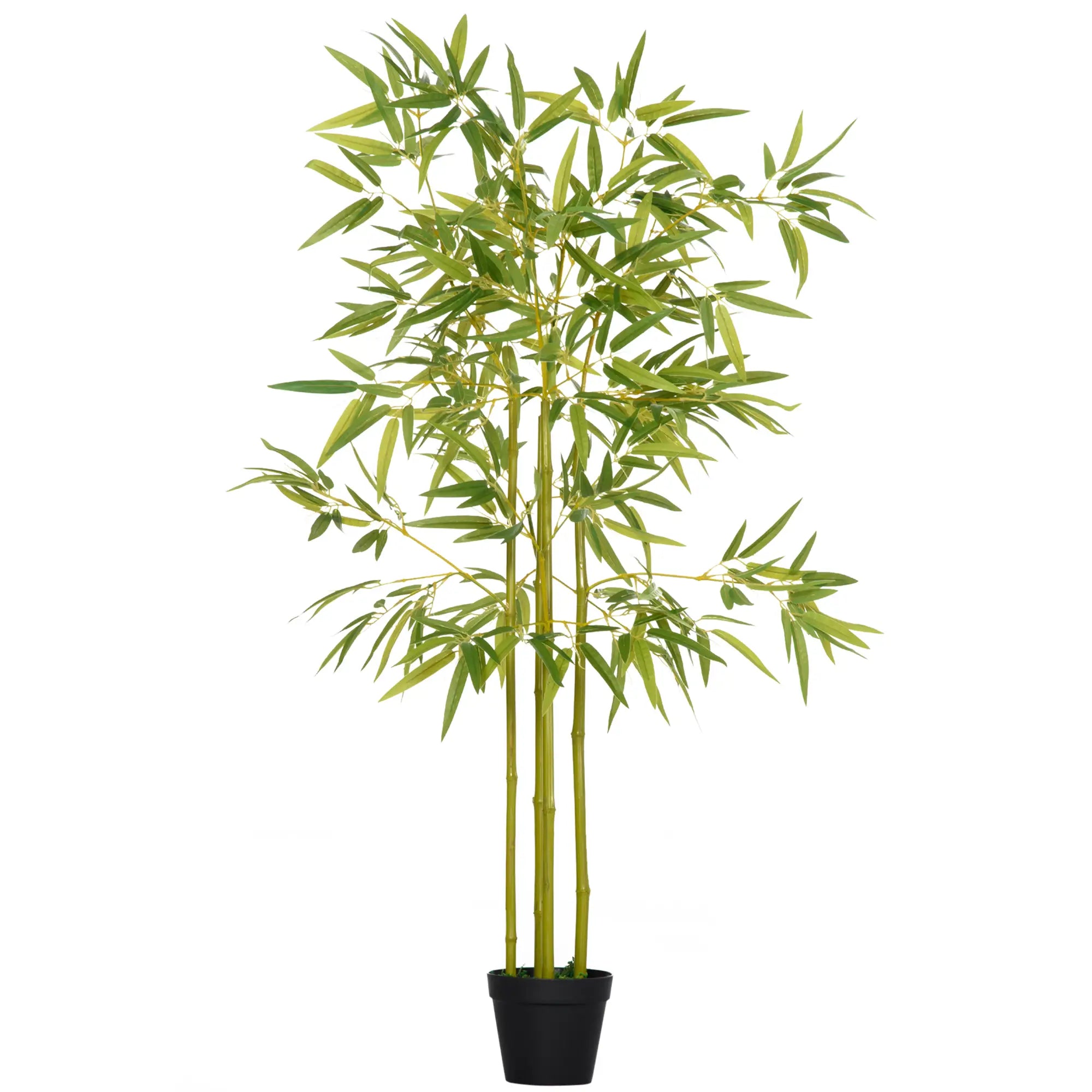 4FT Artificial Bamboo Tree, Faux Greenery Plant, Decorative Tree in Nursery Pot for Indoor Outdoor Décor Artificial Trees at Gallery Canada