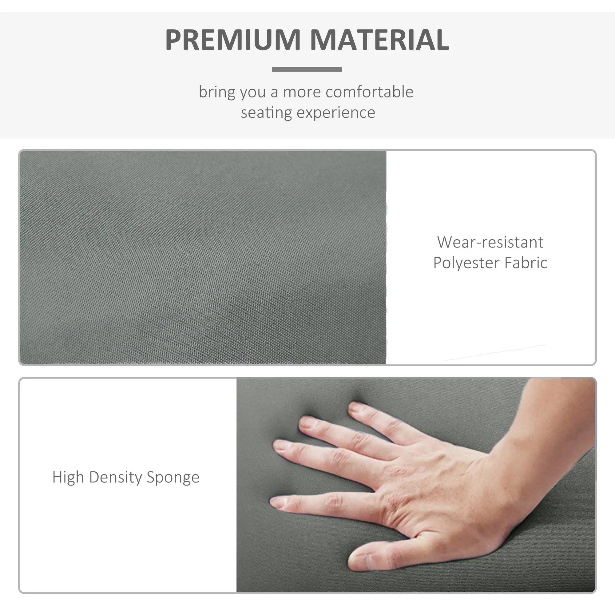 Outdoor Lounge Chair Cushion Set, 77.2