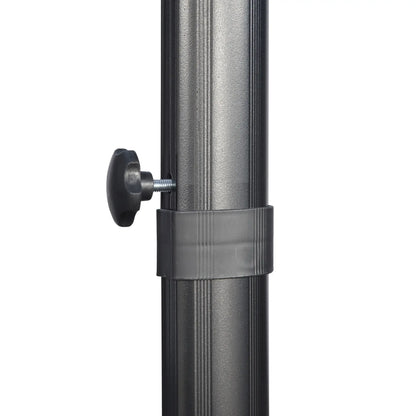 9ft Square Cantilever Patio Umbrella, Cross Base, Crank Handle, Light Grey Offset Cantilever Umbrellas at Gallery Canada