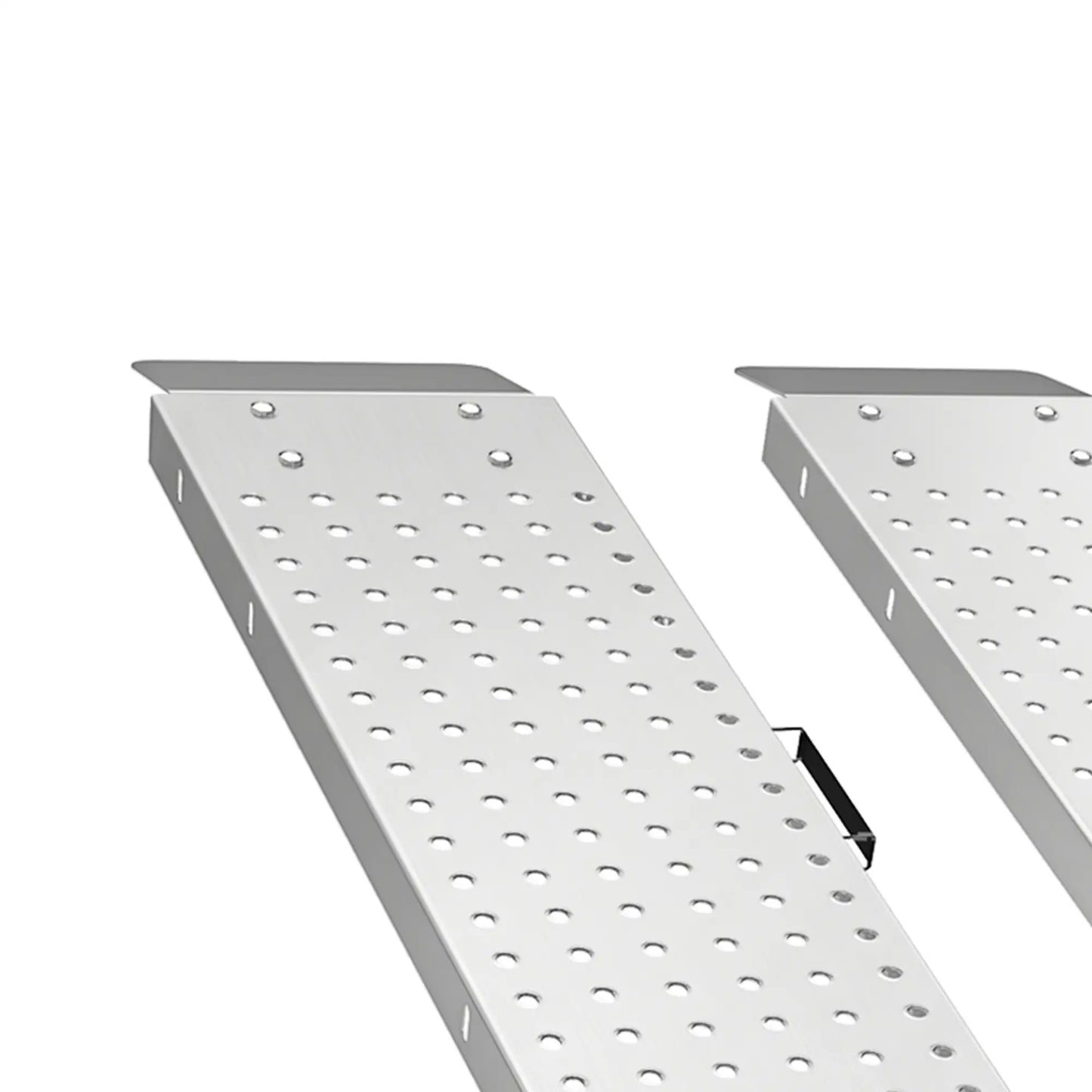 Folding Loading Ramps, 70.9" x 10", 880 lb, Silver