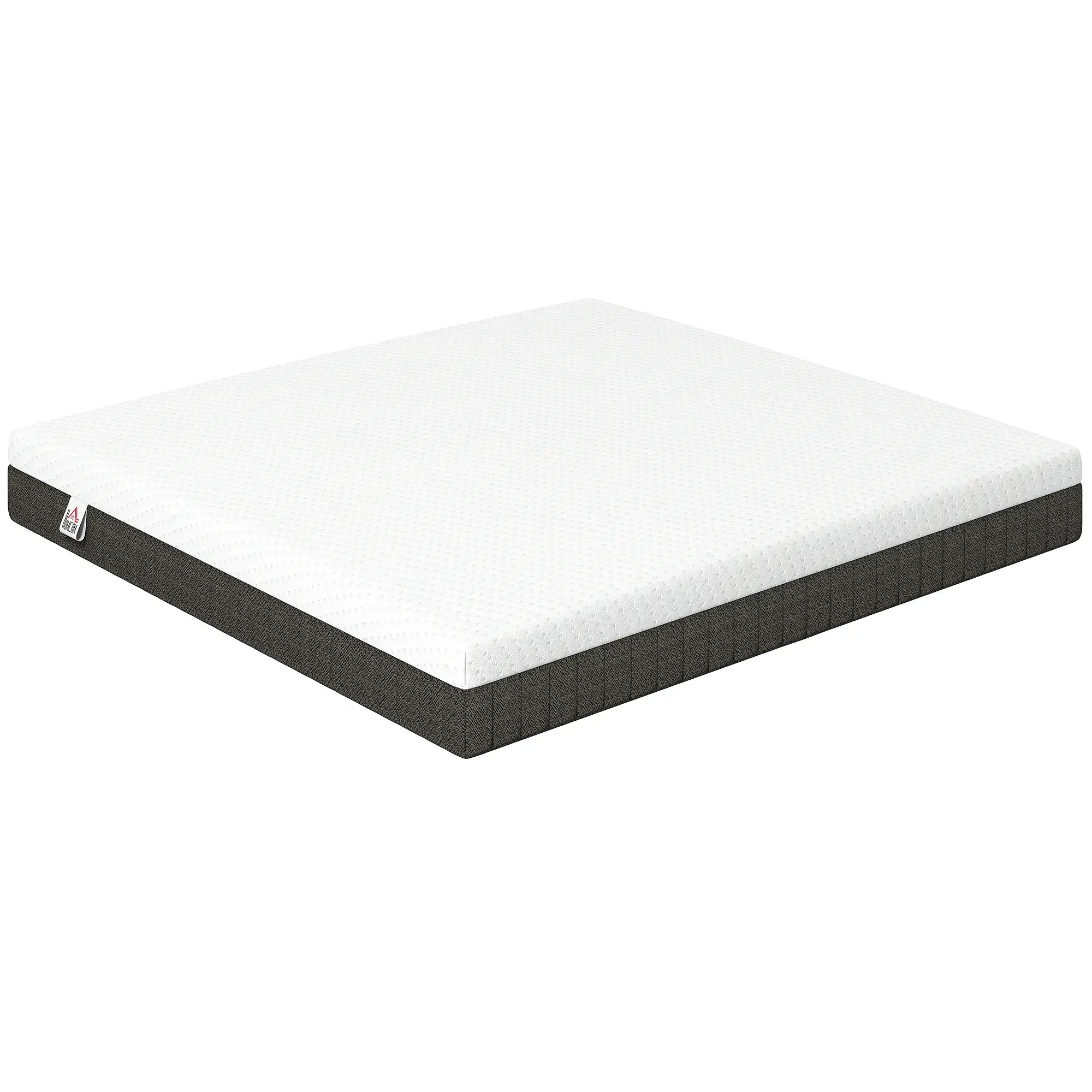 10 Inch King Mattress, Pressure Relief, Lumbar Support, Medium Firm Mattresses White, Dark Grey at Gallery Canada