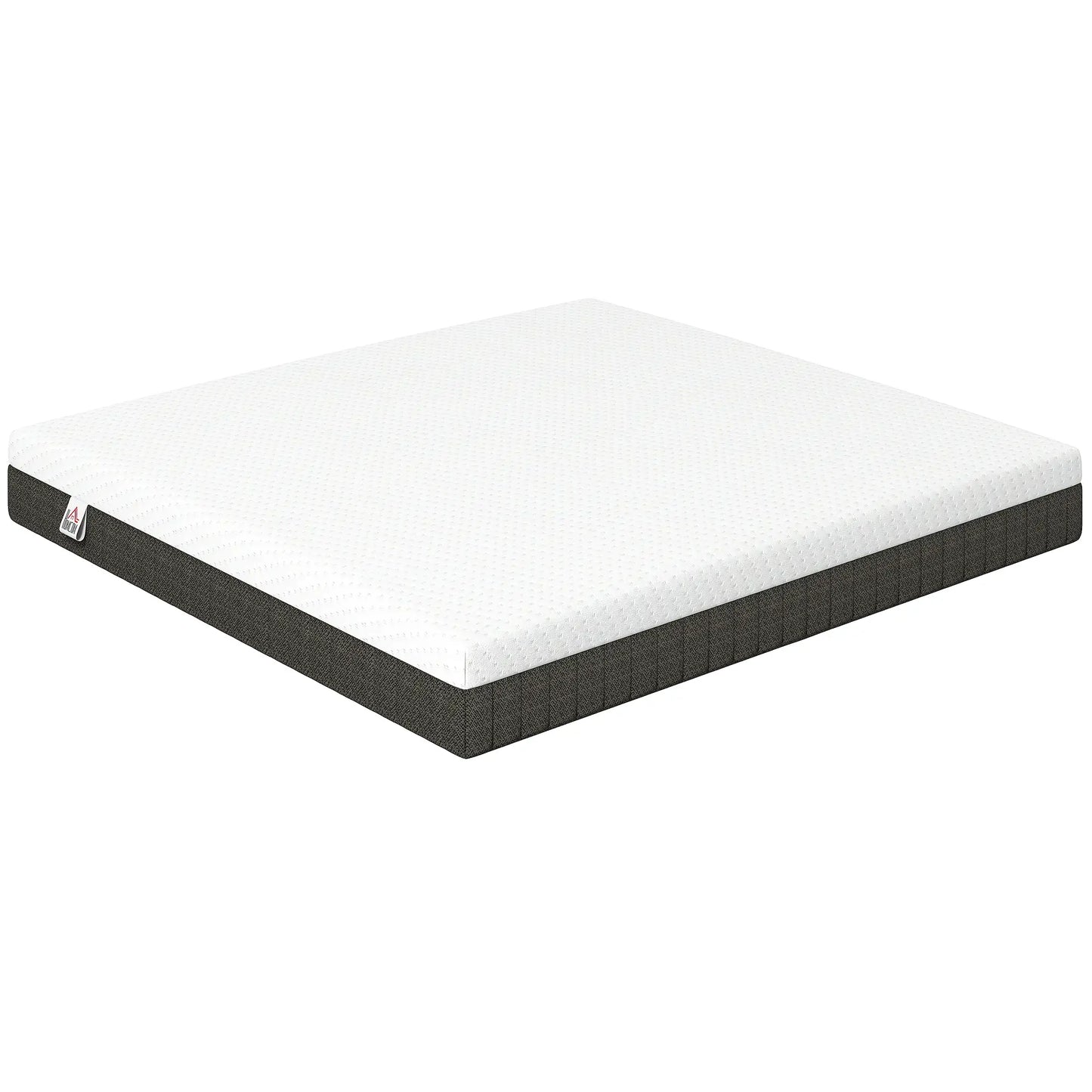 10 Inch King Mattress, Pressure Relief, Lumbar Support, Medium Firm Mattresses White, Dark Grey at Gallery Canada