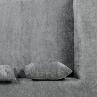 Canapé-lit convertible 81" 5-en-1, Gris, Assise profonde