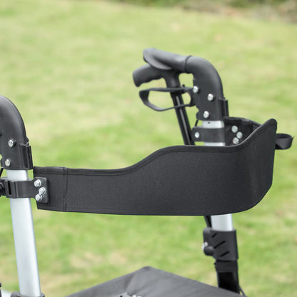 Lightweight Folding Walker, Large Seat, Adjustable Handle, Black Knee Walker & Wheelchair Ramps at Gallery Canada