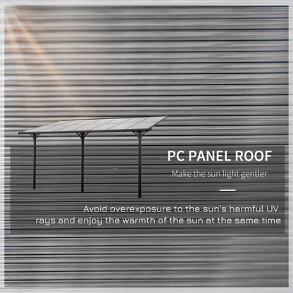 Adjustable Height Outdoor Pergola, 14ft x 10ft, Grey Pergolas at Gallery Canada