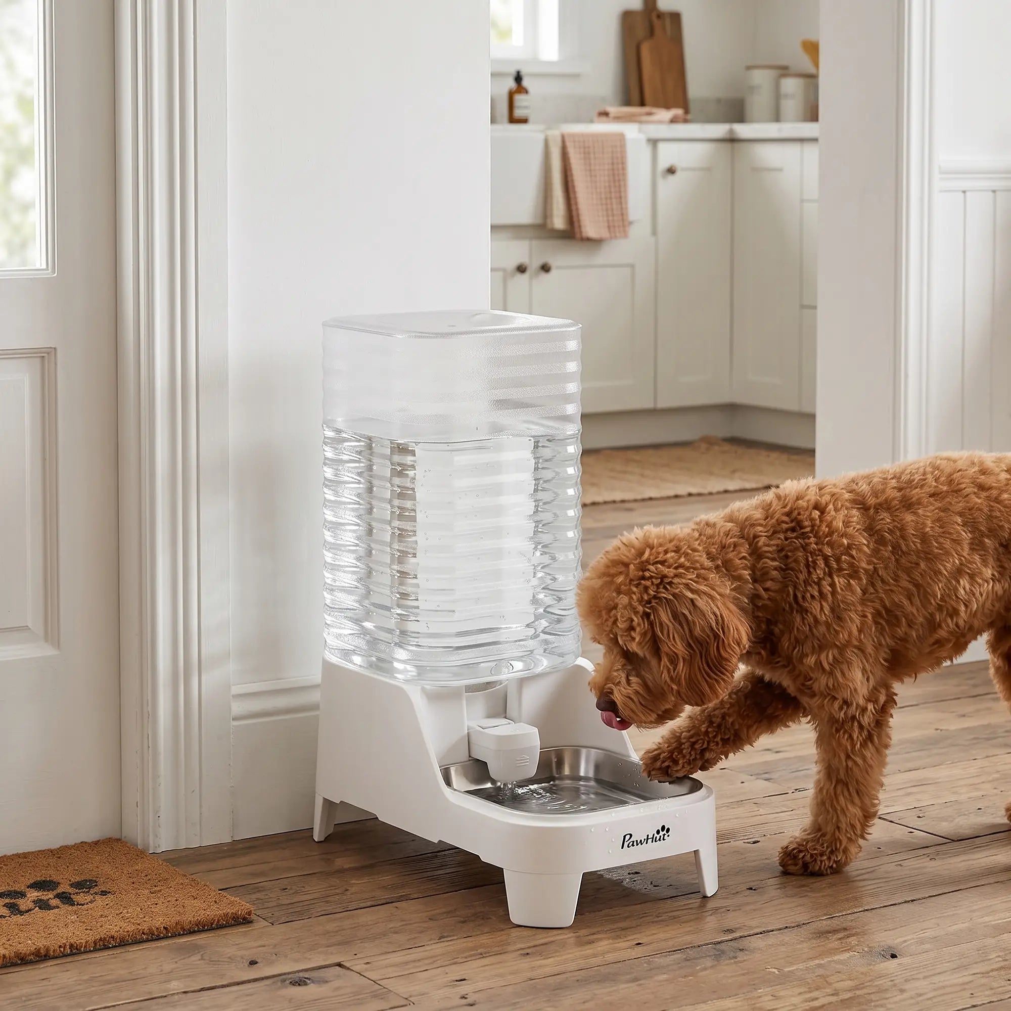 8L Gravity Dog Water Dispenser, Stainless Steel Bowl, BPA-Free Dog Bowls at Gallery Canada
