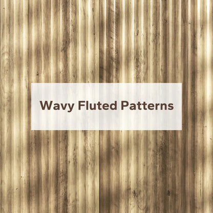 55" Modern Buffet Cabinet, 4 Fluted Doors, 2 Adjustable Shelves, White Storage Cabinets at Gallery Canada