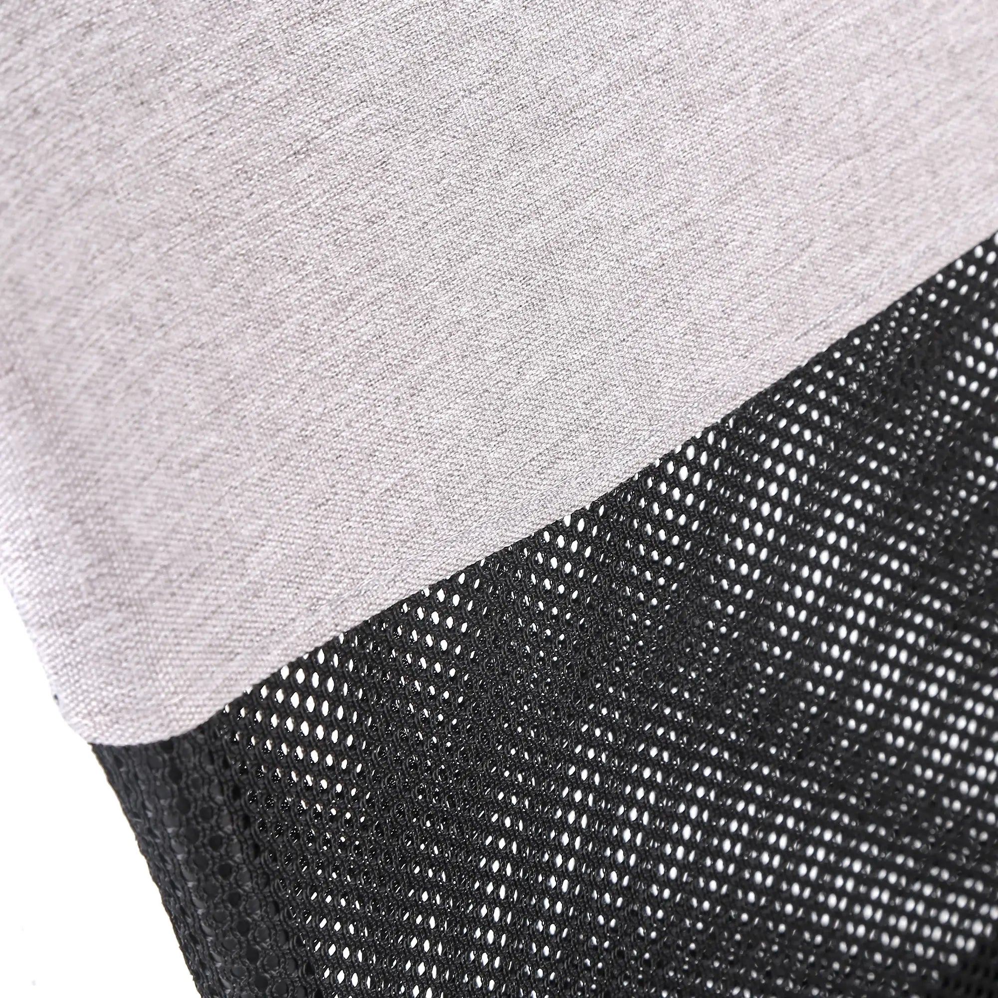 Mid Back Office Chair, Linen Mesh Desk Chair, Adjustable Height, Grey Executive & Manager Chairs at Gallery Canada