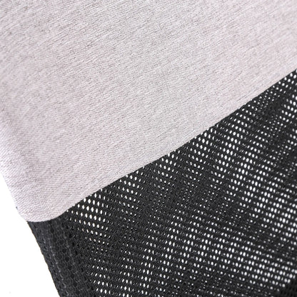 Mid Back Office Chair, Linen Mesh Desk Chair, Adjustable Height, Grey Executive & Manager Chairs at Gallery Canada