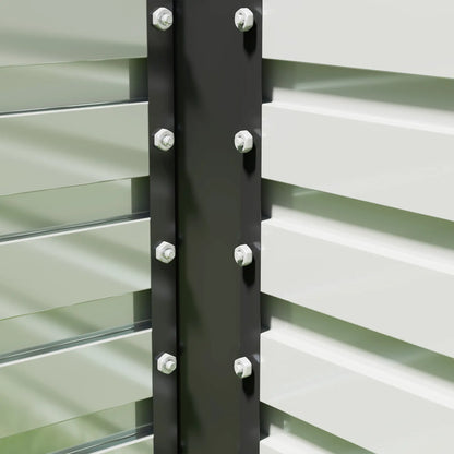 8' x 4' x 2' Raised Garden Bed, Galvanized Planter Box, Dark Grey Raised Garden Beds at Gallery Canada