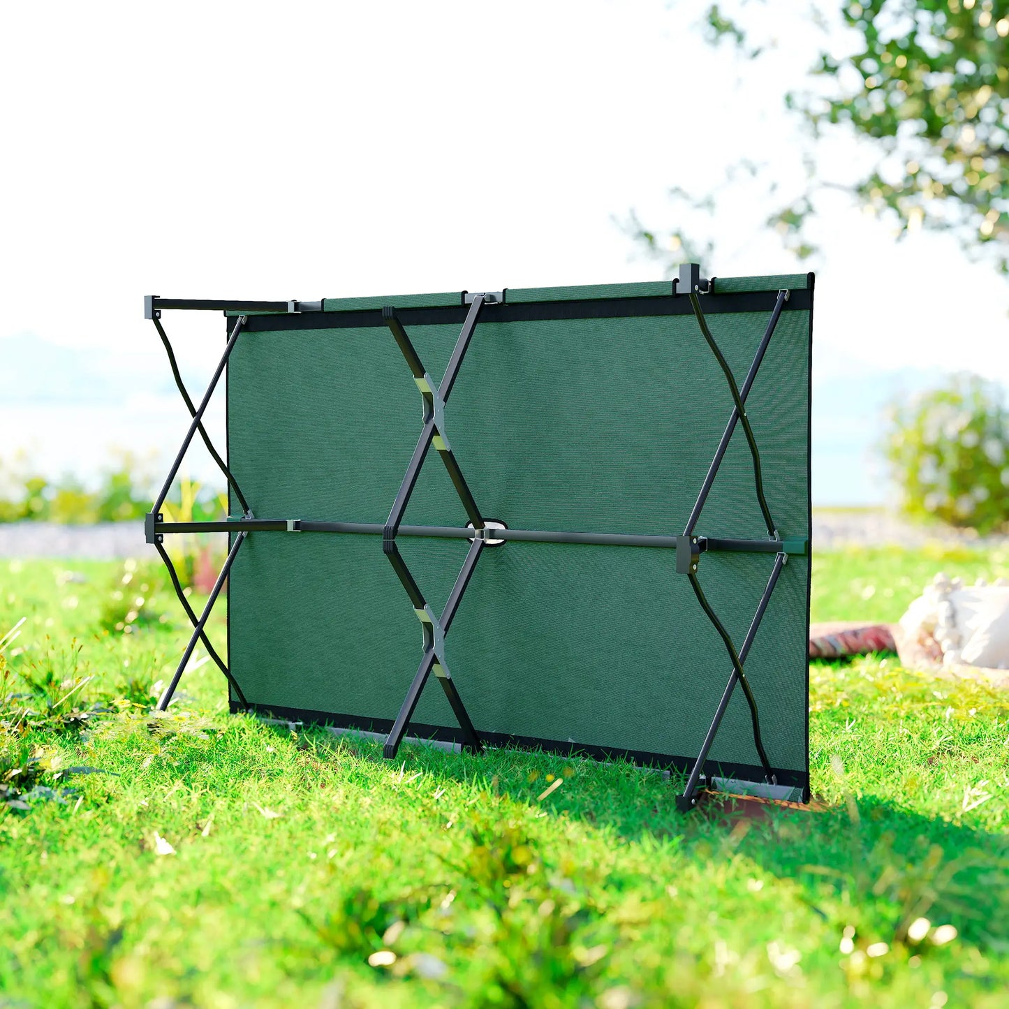 76" Two Person Folding Camping Cot, Portable Military Bed, Green Camping Cots at Gallery Canada