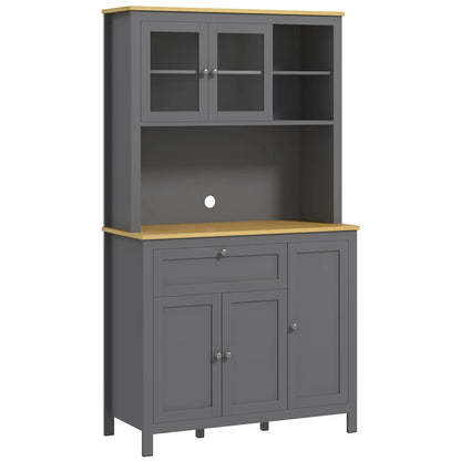 5-Door Kitchen Pantry Cabinet, Adjustable Shelves, 71 Inch Kitchen Pantry Cabinets at Gallery Canada