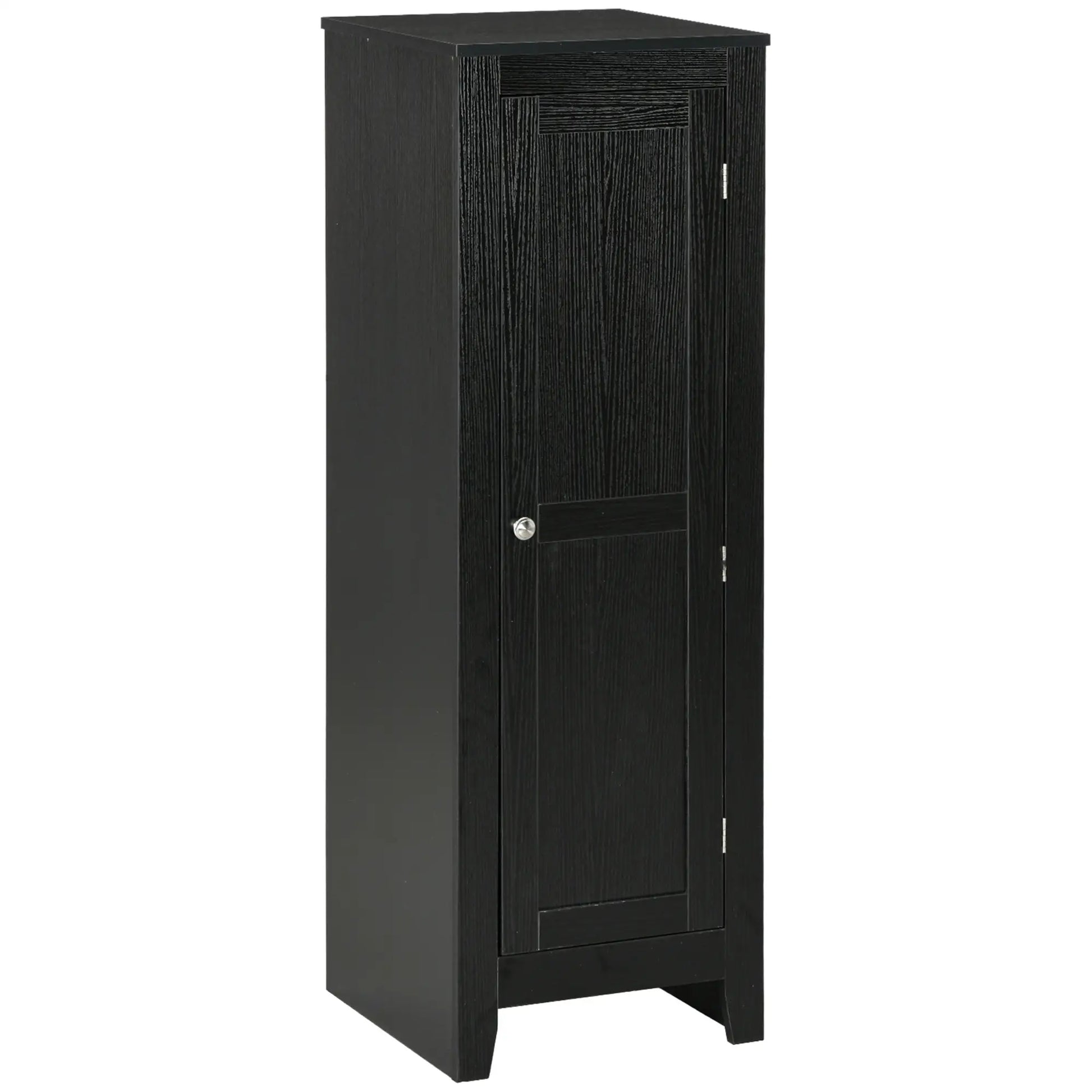 Adjustable Shelf Kitchen Pantry Storage Cabinet, Black Kitchen Pantry Cabinets Black at Gallery Canada