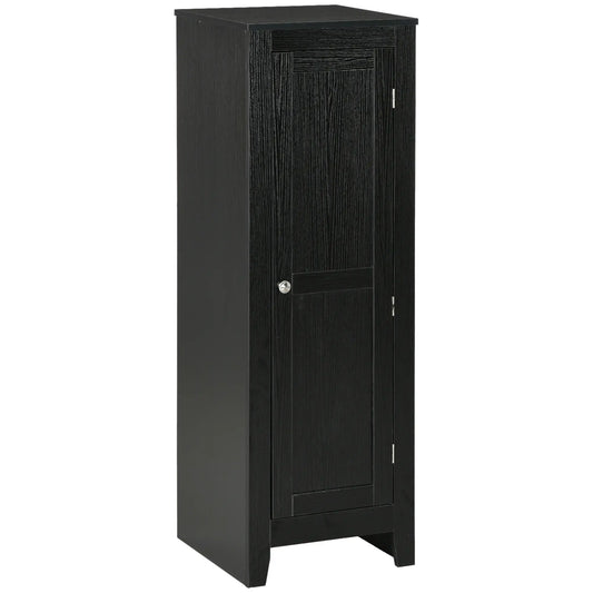 Adjustable Shelf Kitchen Pantry Storage Cabinet, Black Kitchen Pantry Cabinets Black at Gallery Canada