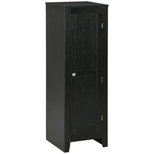 Adjustable Shelf Kitchen Pantry Storage Cabinet, Black