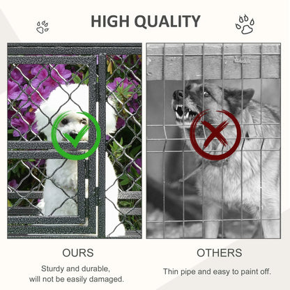 Heavy Duty Dog Crate With Wheels, Openable Top, Removable Tray, 36.4" x 24.4" x 31.1" Houses, Kennels & Pens at Gallery Canada