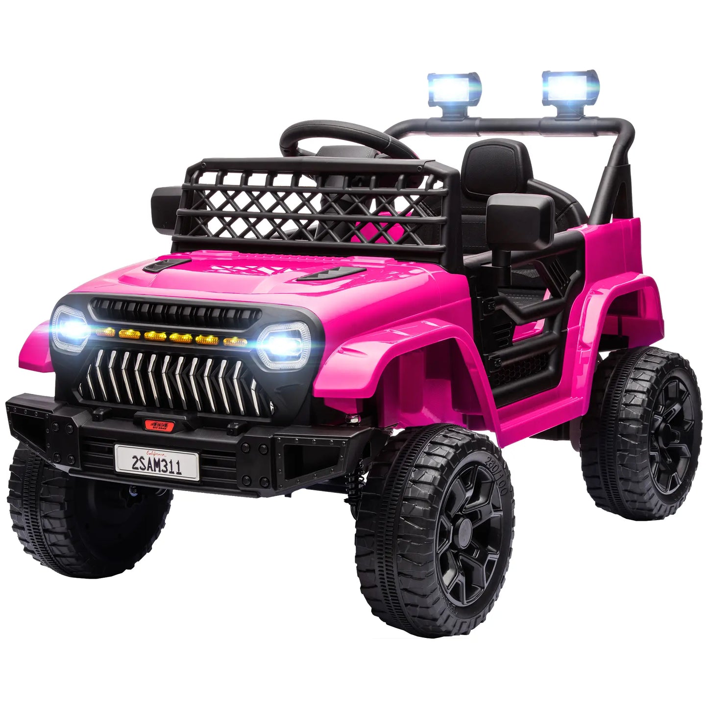 12V Ride On Truck, Electric Car For Kids, Pink Electric Toy Cars Pink at Gallery Canada