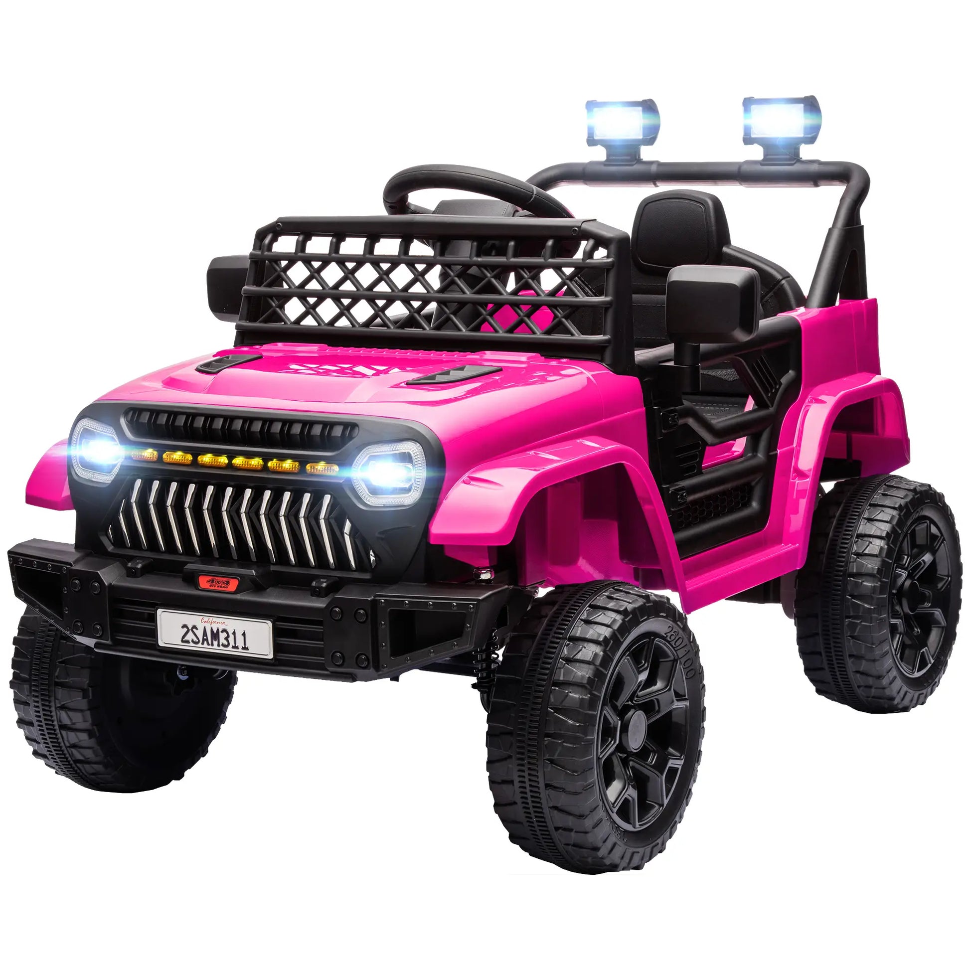 12V Ride On Truck, Electric Car For Kids, Pink Electric Toy Cars Pink at Gallery Canada