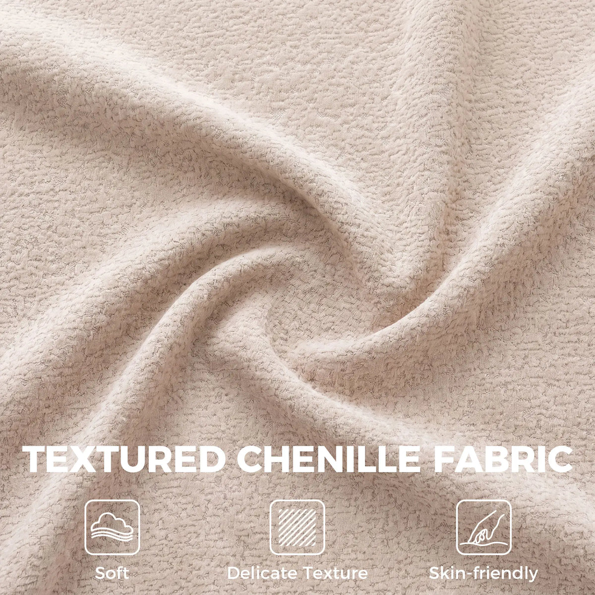 3-Seater Chenille Cloud Couch, Beige 3-Seater Sofas at Gallery Canada
