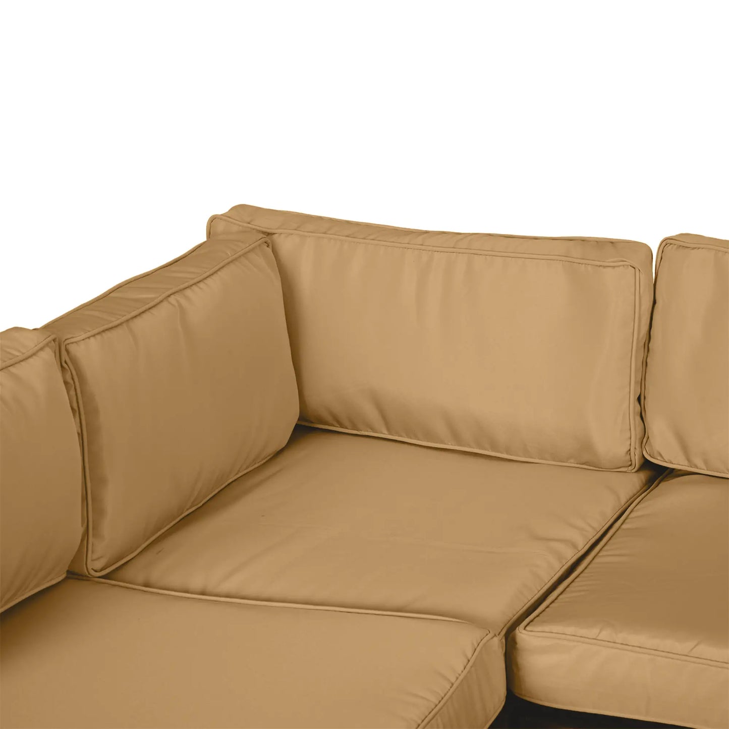 14pc Patio Rattan Sofa Set, Polyester Cover Replacement, Beige Patio Chair Cushions at Gallery Canada
