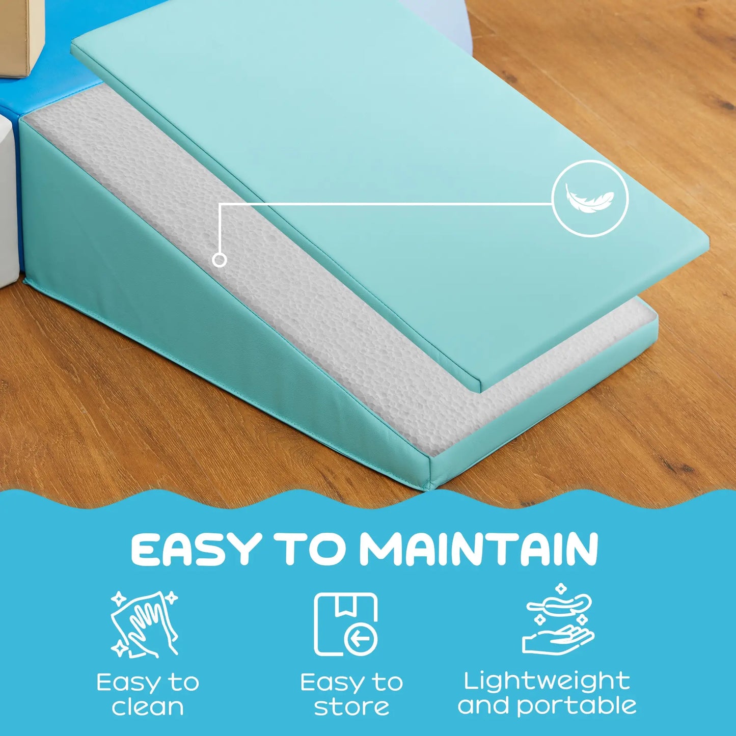 6 Piece Soft Play Equipment, 6-72 Months, Green, Yellow Baby Gym & Playmats at Gallery Canada