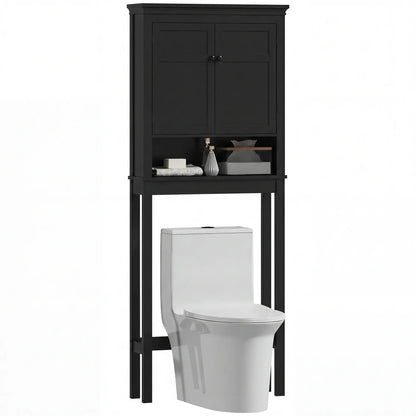 3-Tier Over Toilet Storage, Adjustable Shelf, Bathroom Laundry Bathroom Cabinets at Gallery Canada
