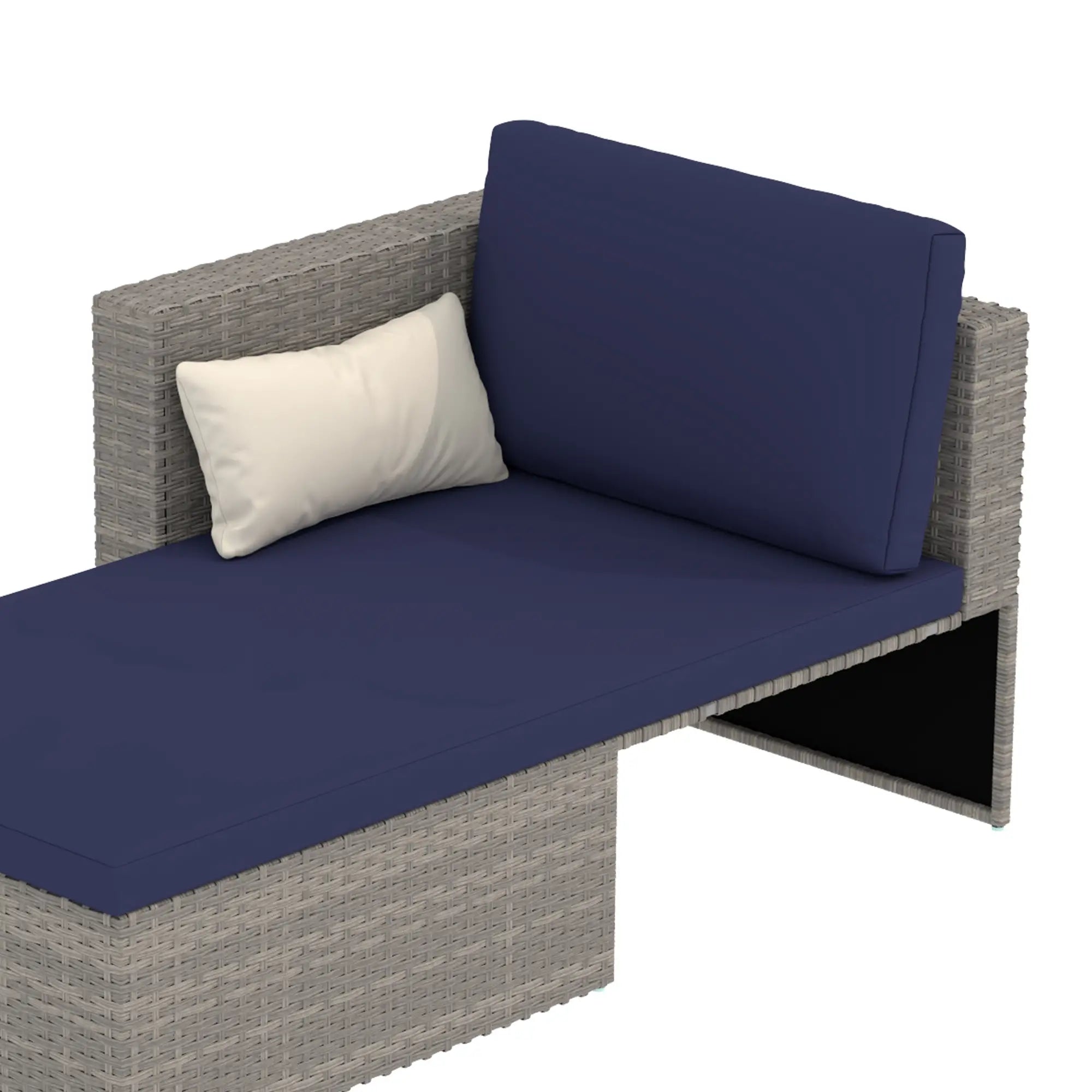 3Pc Rattan Sofa Set With Coffee Table, Cushions, Pillows Patio Furniture Sets at Gallery Canada