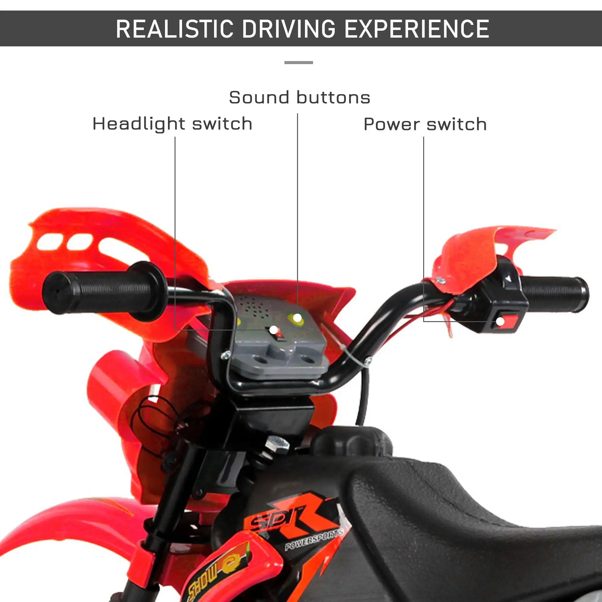 6V Electric Ride On Motorcycle, For 3-6 Year Olds, Red Electric Motorcycles at Gallery Canada