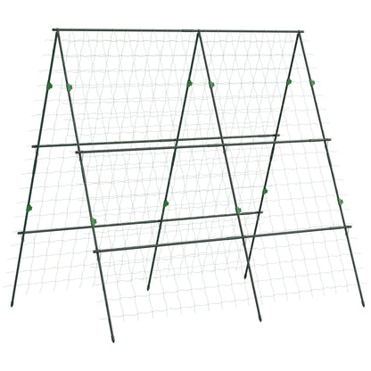 Metal Cucumber Trellis With Netting, A Frame Tomato Support, Green Plant Stands Green at Gallery Canada