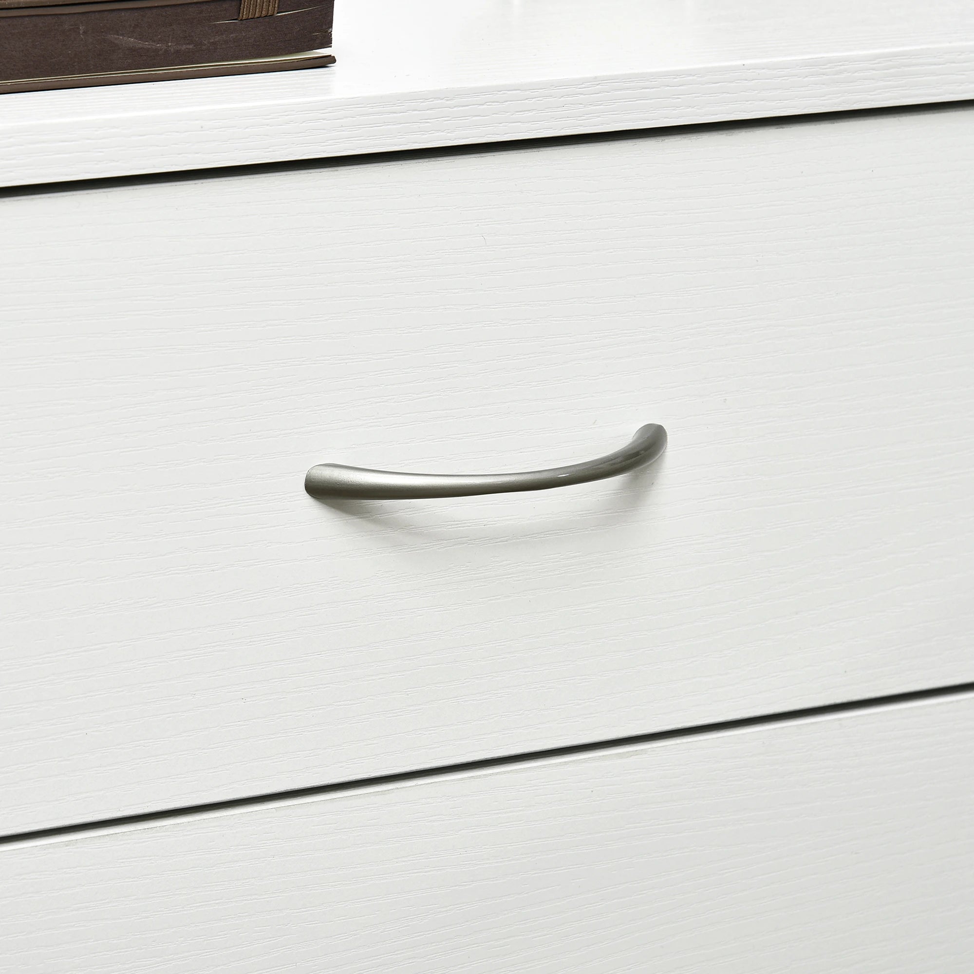 Modern Wood Nightstand, 3 Drawers, Anti-Tipping, White Bedside Tables at Gallery Canada