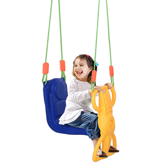 Kids Swing Set Tree Swing Children Rider Glider with Plastic Hanging for 3+ Years Old Boys and Girls Outdoor Indoor - Gallery Canada