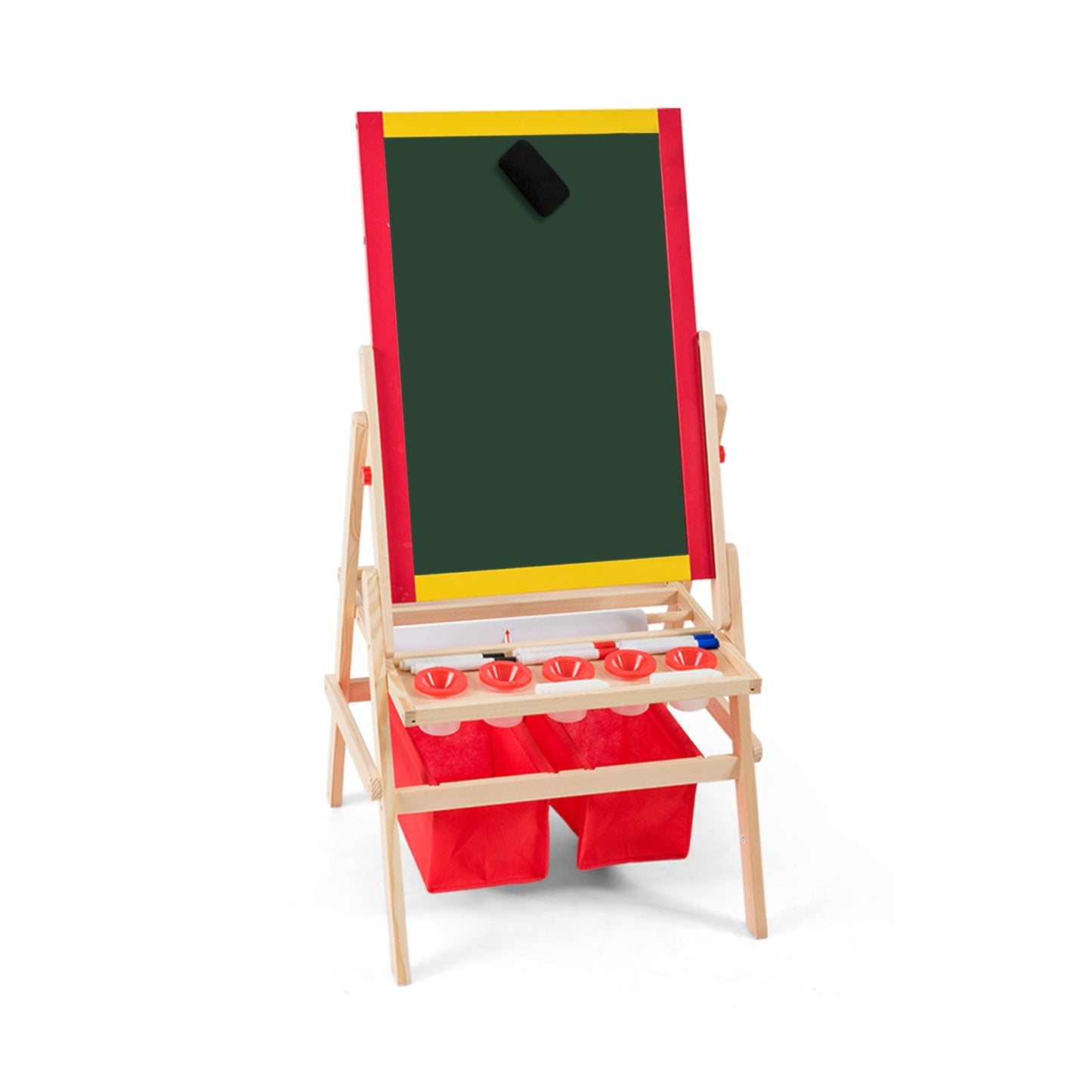 Flip-Over Double-Sided Kids Art Easel, Multicolor Art Easels Multicolor at Gallery Canada