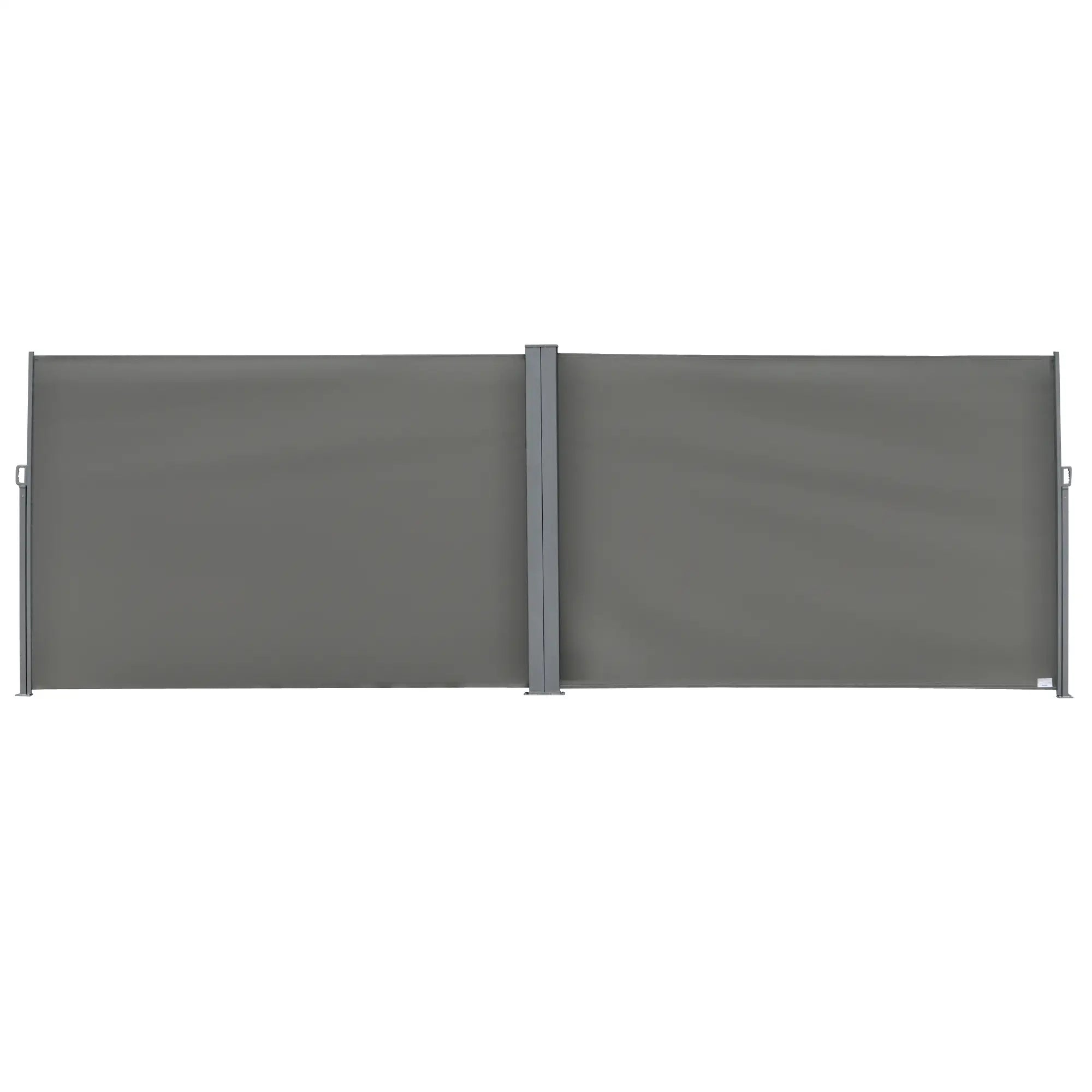 Retractable Double Side Awning, Folding Privacy Screen, Grey Side Awnings at Gallery Canada
