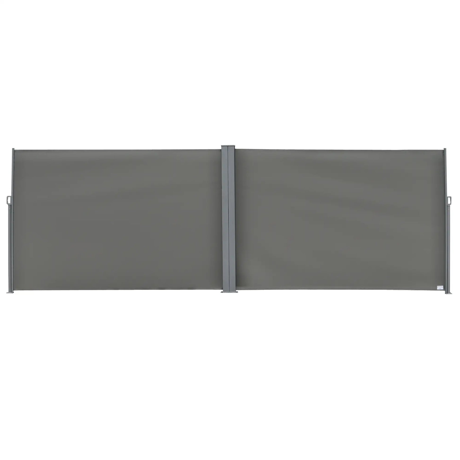 Retractable Double Side Awning, Folding Privacy Screen, Grey Side Awnings at Gallery Canada