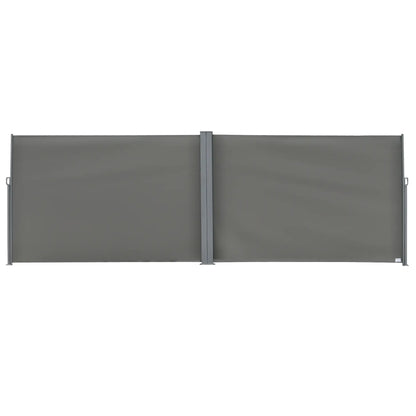 Retractable Double Side Awning, Folding Privacy Screen, Grey Side Awnings at Gallery Canada