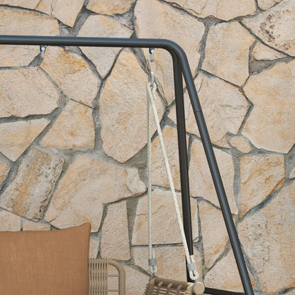 Hammock Chair Stand, Heavy Duty Metal Frame, Indoor Outdoor Use, Black Hammock Stands at Gallery Canada