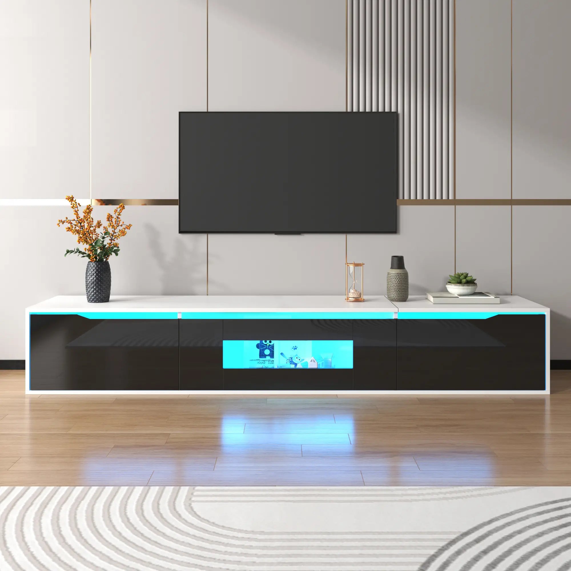 TV Stand With LED Lighting, 71
