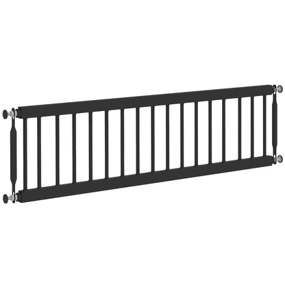 26"-37" Dog Gate, Adjustable Pet Gate, Pressure Mount Kit, Black Pet Gates Black at Gallery Canada