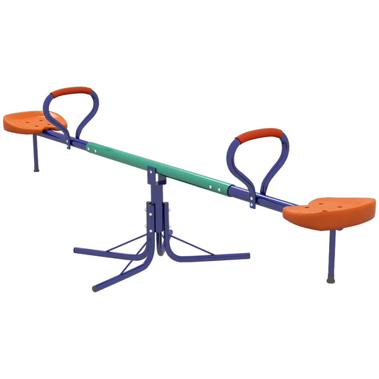 Bascule Tournante pour Enfants, Rotation à 360 Degrés, Équipement de Terrain de Jeu Extérieur, Multicolore