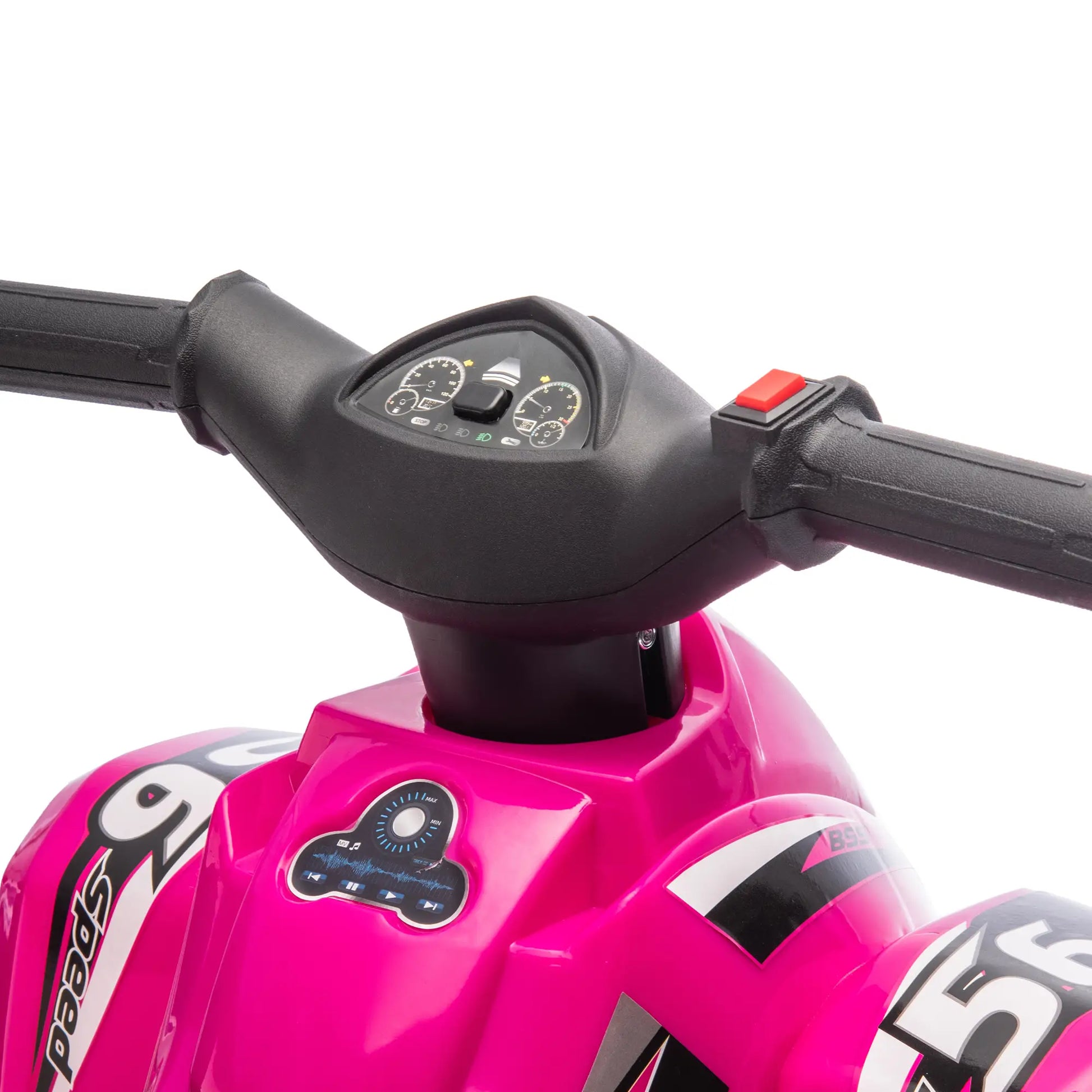6V Kids ATV Quad with Music, Forward, for 2-6 Years, Pink Electric Toy Cars at Gallery Canada