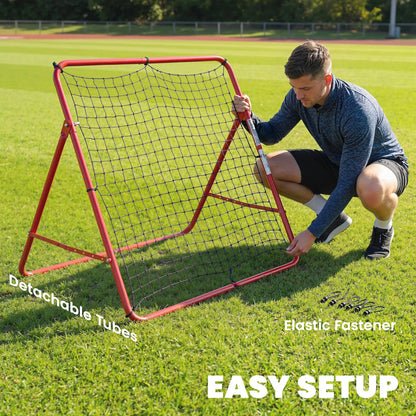 Soccer Rebounder Net, 3.5 x 3ft Easy Setup Bounce Back Net with 5 Adjustable Angles Soccer at Gallery Canada