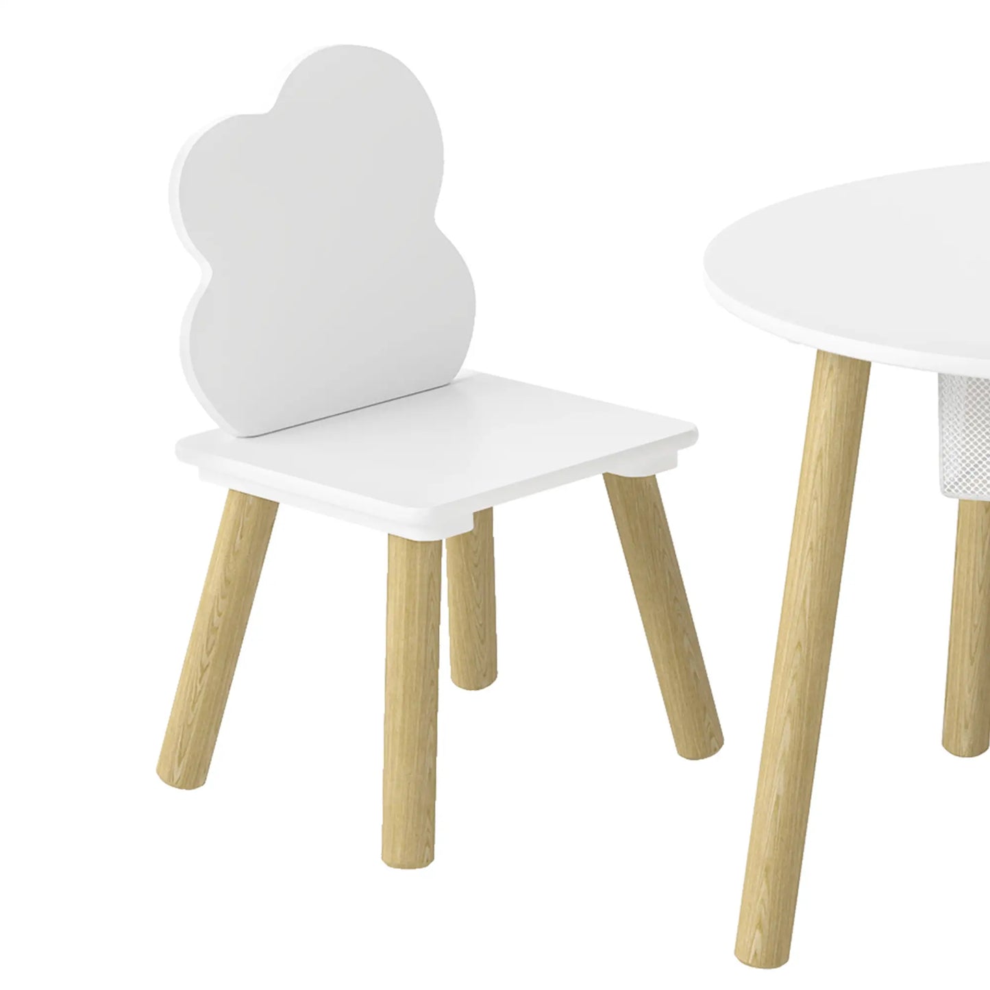 Kids Table and Chairs Set With Storage, White Kids Table Sets at Gallery Canada