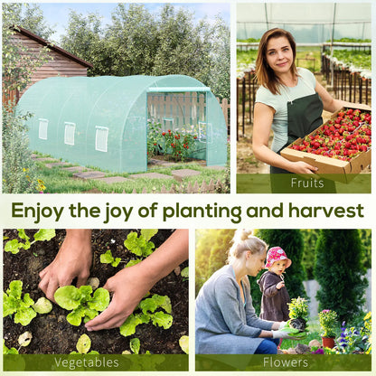 Walk-In Greenhouse 20x10x7ft, Heavy Duty, Outdoor Plant Grow House Walk In Greenhouses at Gallery Canada